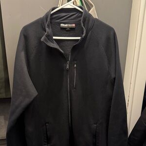 Swiss Tech Men's Zip Up Black Sweater